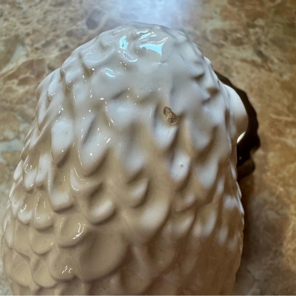 Better Homes & Garden Hedge Hog Tealight Candle Holder Stump White
